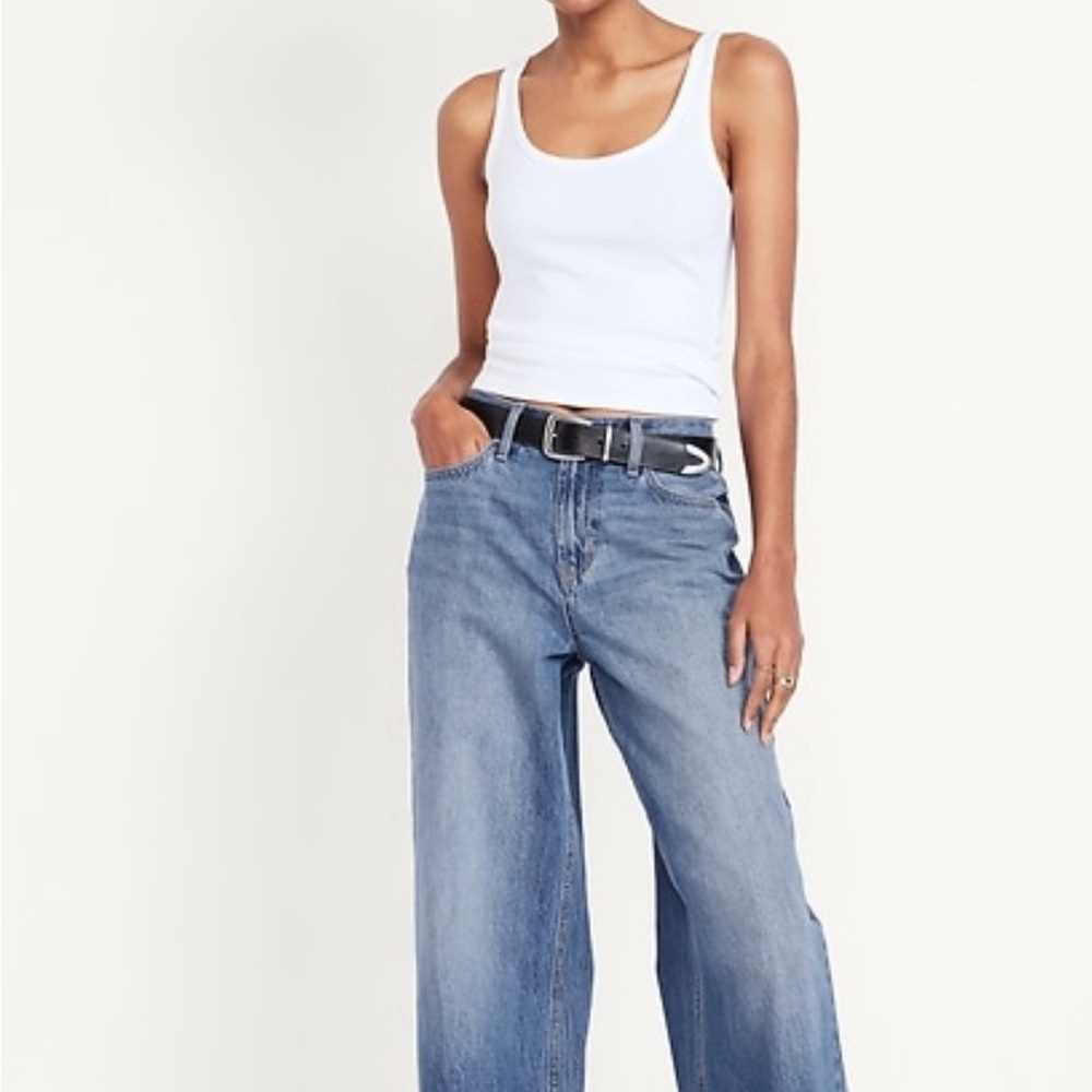 Old Navy Mid-Rise Baggy Wide Leg Jeans (3 pairs available)